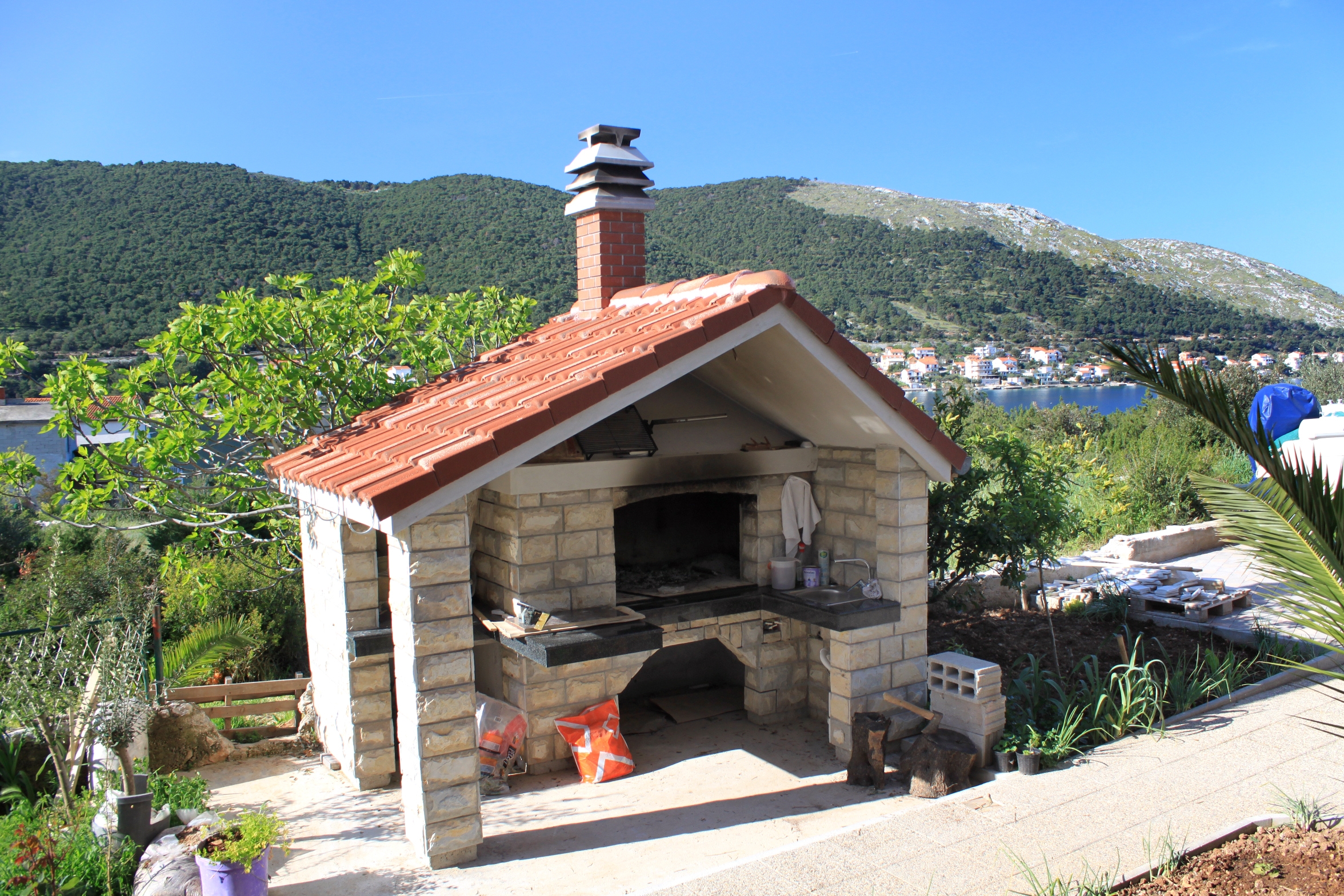 One bedroom apartment with terrace and sea view Grebaštica, Šibenik (A-4254-d)