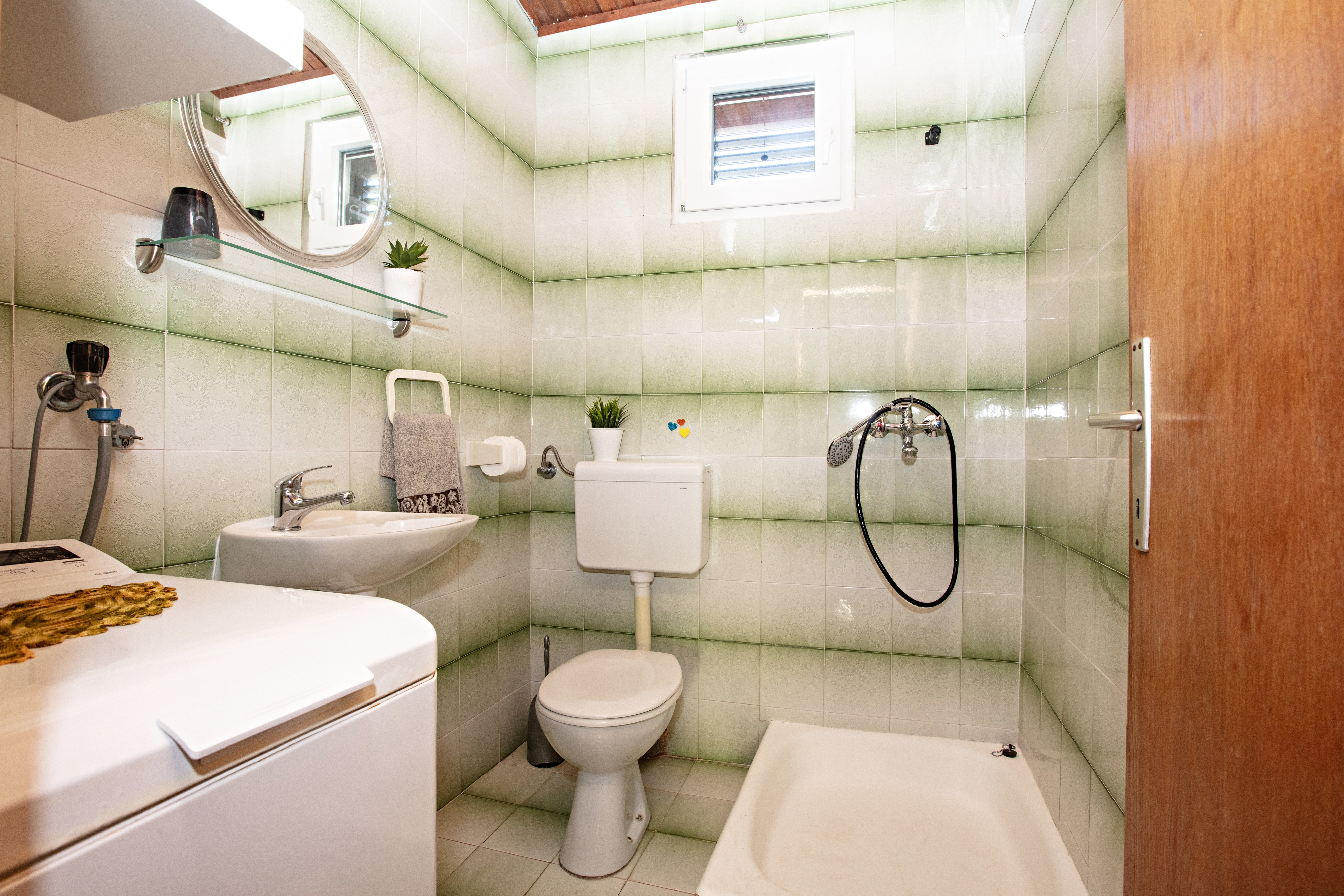 Three bedroom apartment with balcony and sea view Stupin Čeline, Rogoznica  A-a