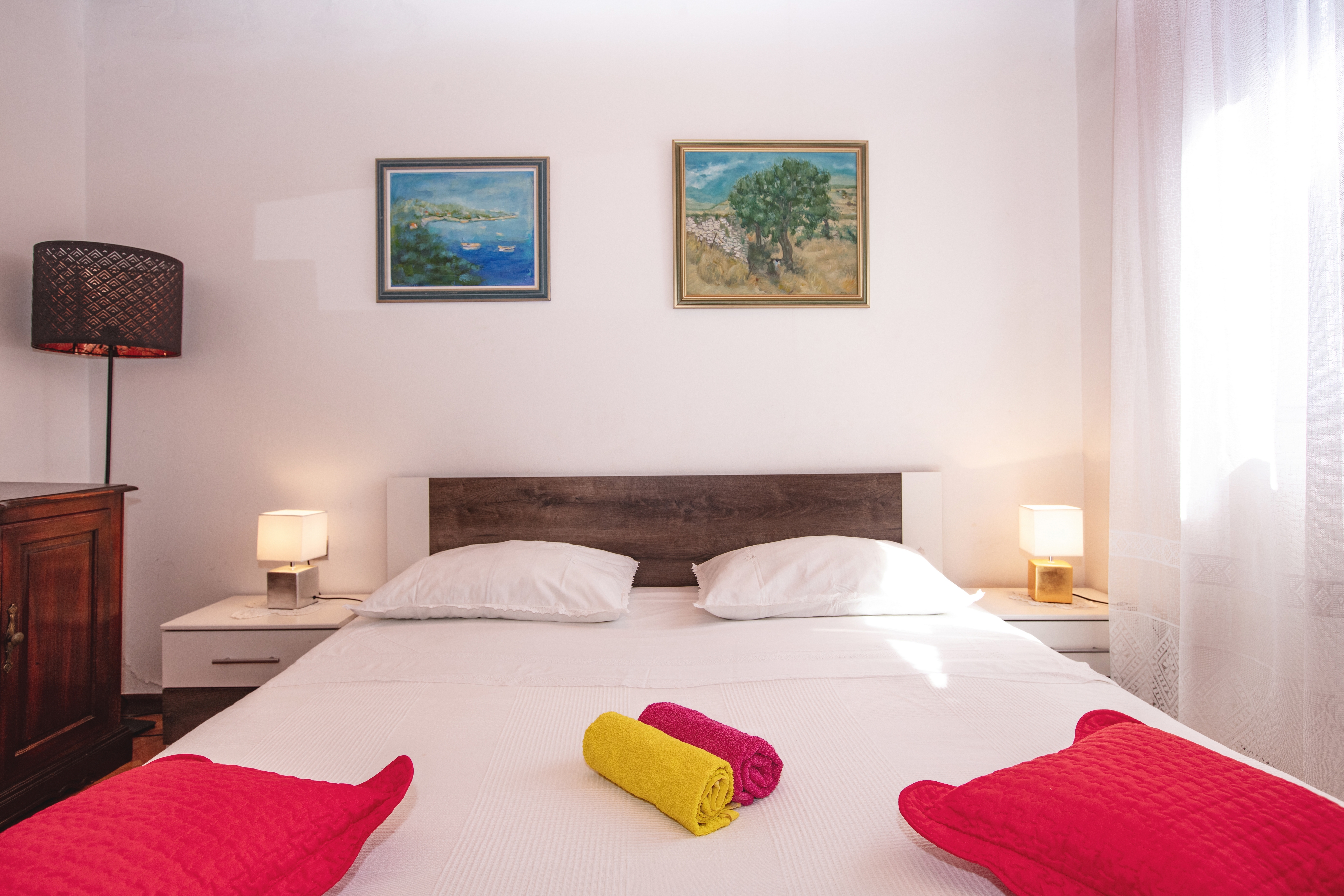 Three bedroom apartment with balcony and sea view Stupin Čeline, Rogoznica  A-a