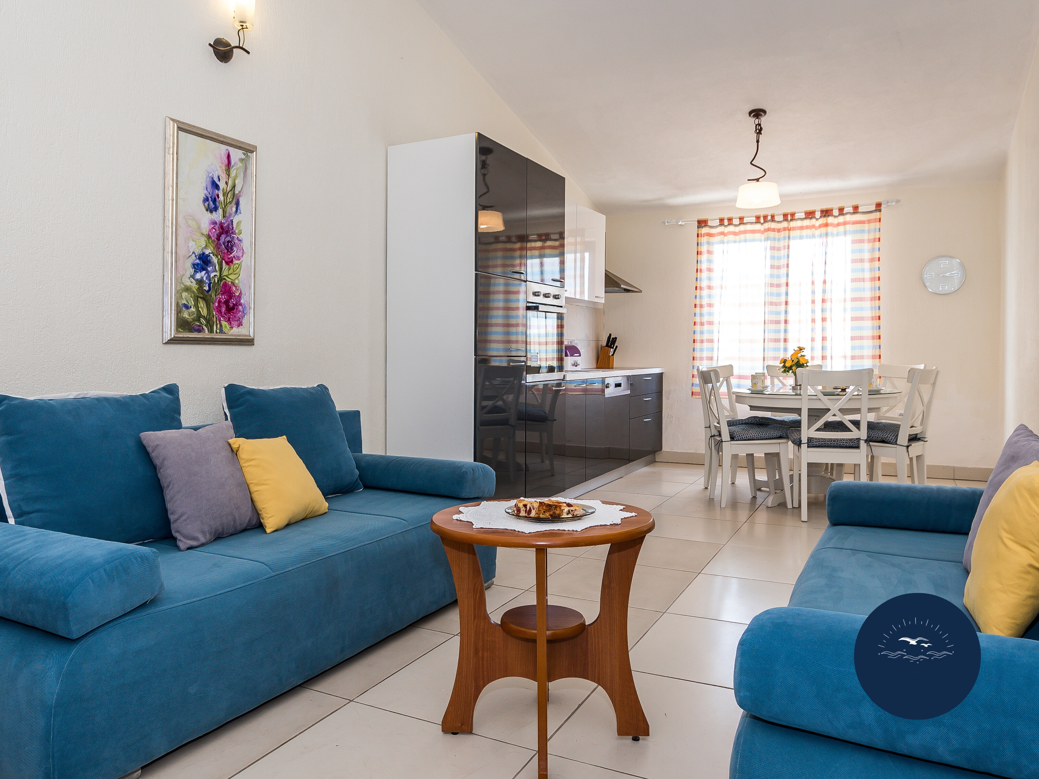 Two bedroom apartment with terrace and sea view Kanica, Rogoznica (A-4269-a)