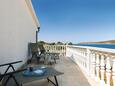 Kanica, Terrace in the apartment, with a sea view and WiFi.