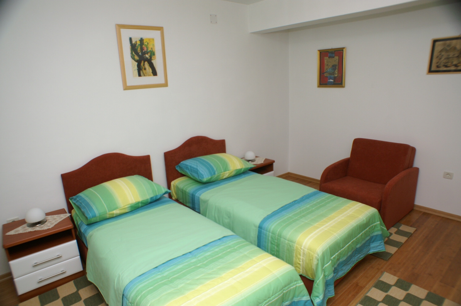 Two bedroom apartment with terrace and sea view Supetar, Brač  A-a