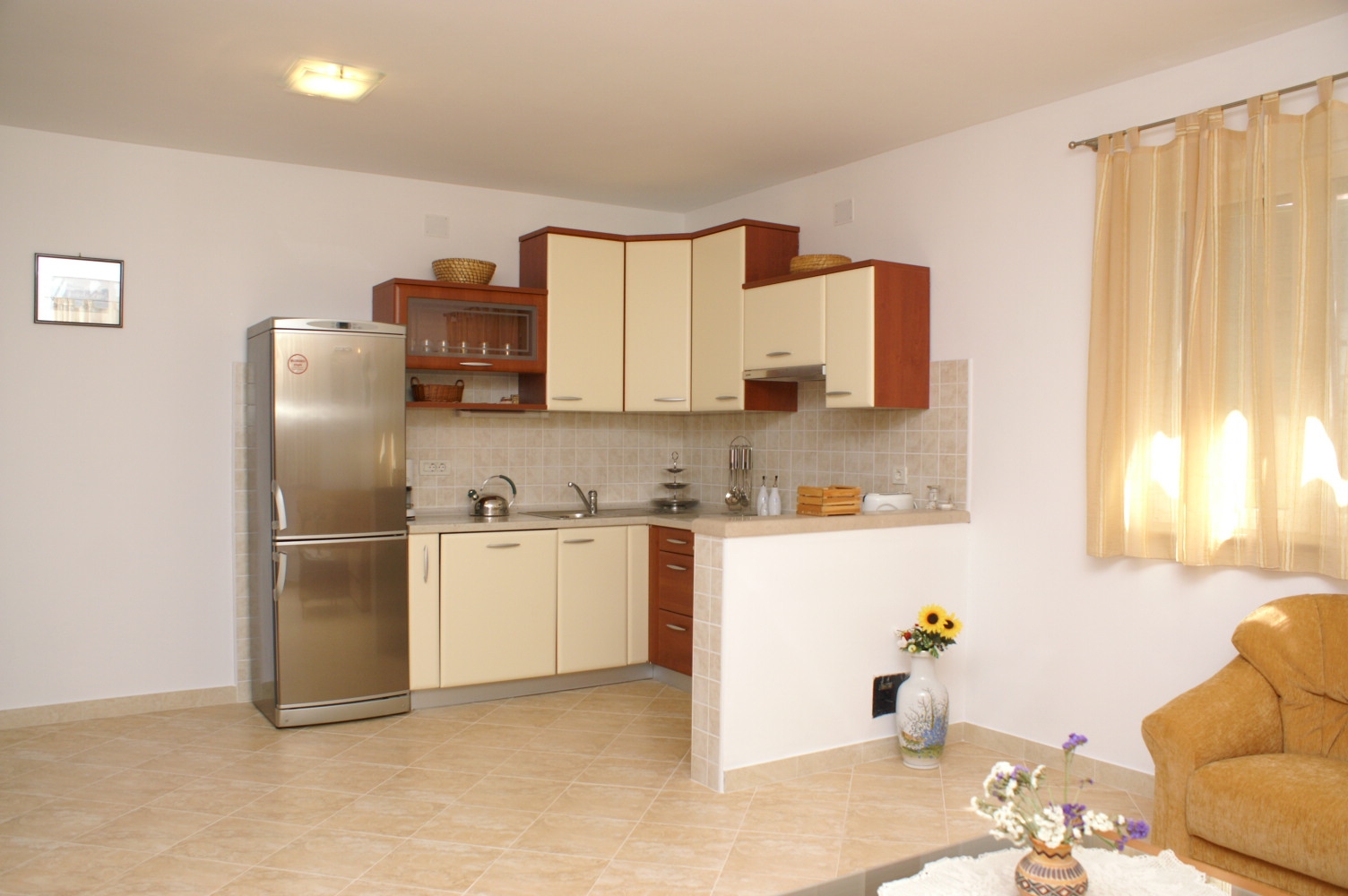 Two bedroom apartment with terrace and sea view Supetar, Brač  A-a