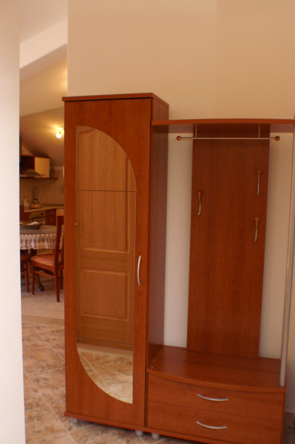 Three bedroom apartment with terrace and sea view Supetar, Brač  A-b