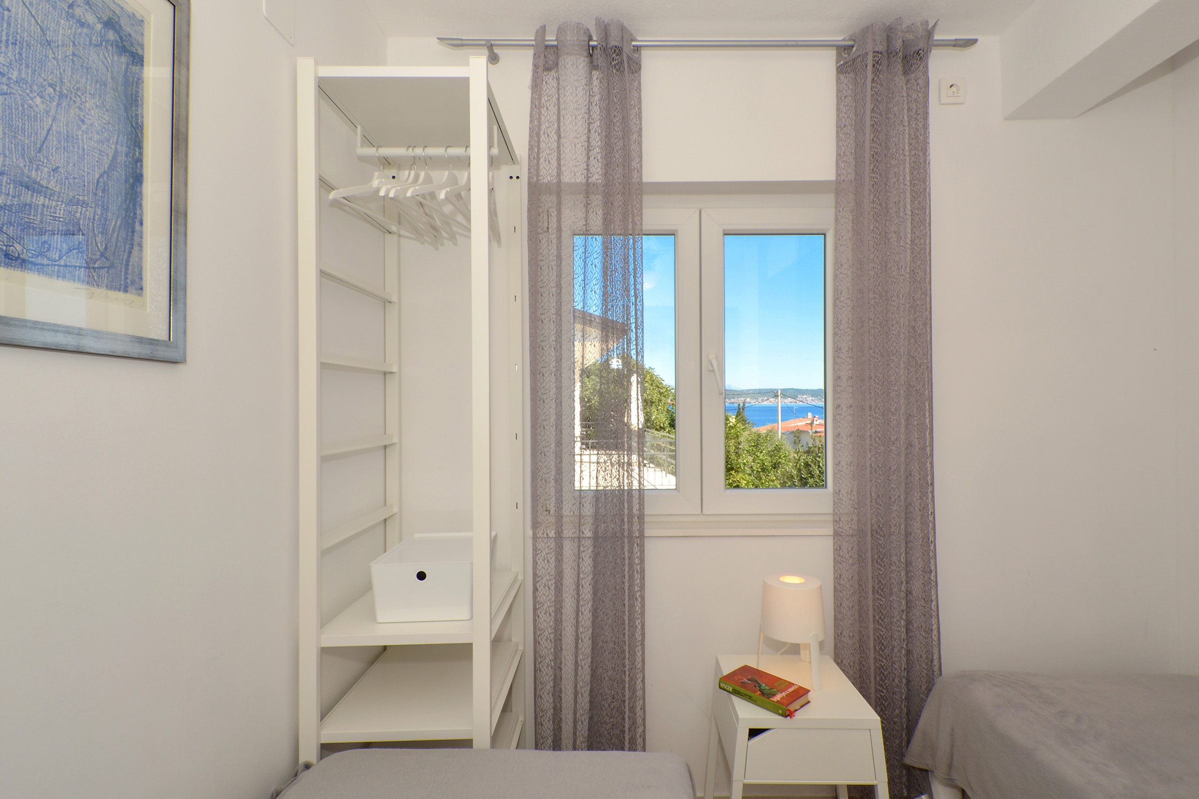 Two bedroom apartment with terrace and sea view Seget Vranjica, Trogir  A-a