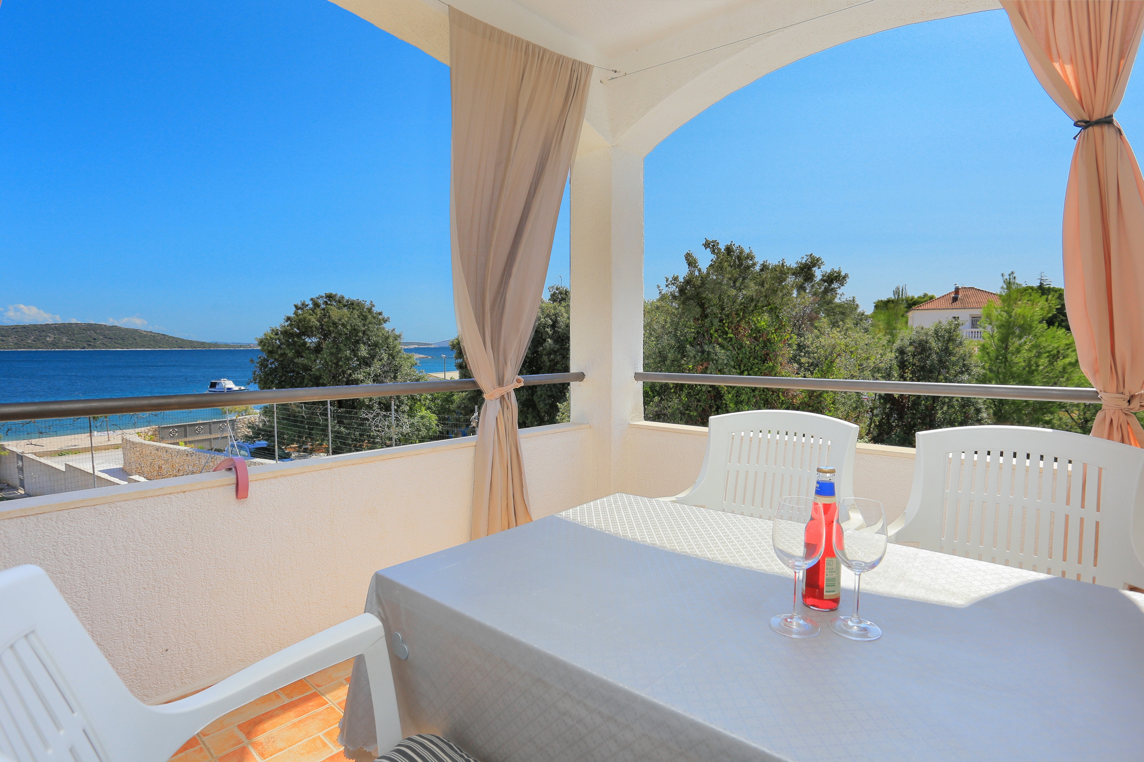 Two bedroom apartment near beach Sevid (Trogir) (A-4286-a)