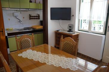 Vinišće, Blagovaonica u smještaju tipa apartment, WiFi.