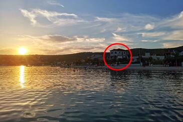 Vinišće, Trogir, Alloggio 4288 - Appartamenti affitto vicino al mare con la spiaggia ghiaiosa.