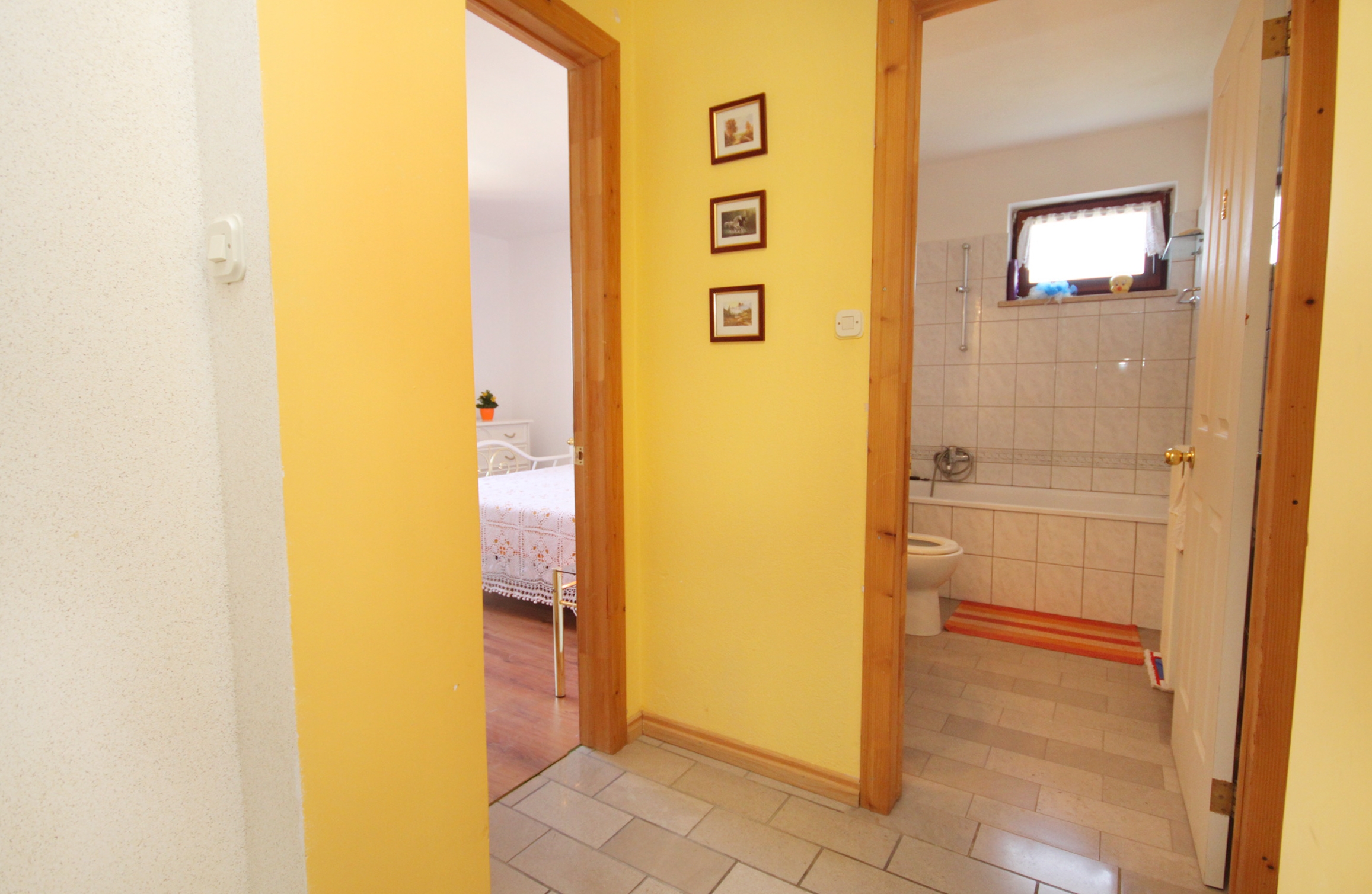 Two bedroom apartment with terrace and sea view Vrbnik, Krk  A-a