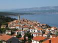 Terasz - kilátás Vrbnik, Terasz - kilátás szállásegység típusa apartment, WiFi .
