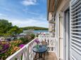 Balkon Pašman, Balkon u smještaju tipa room, s pogledom na more i WiFi.