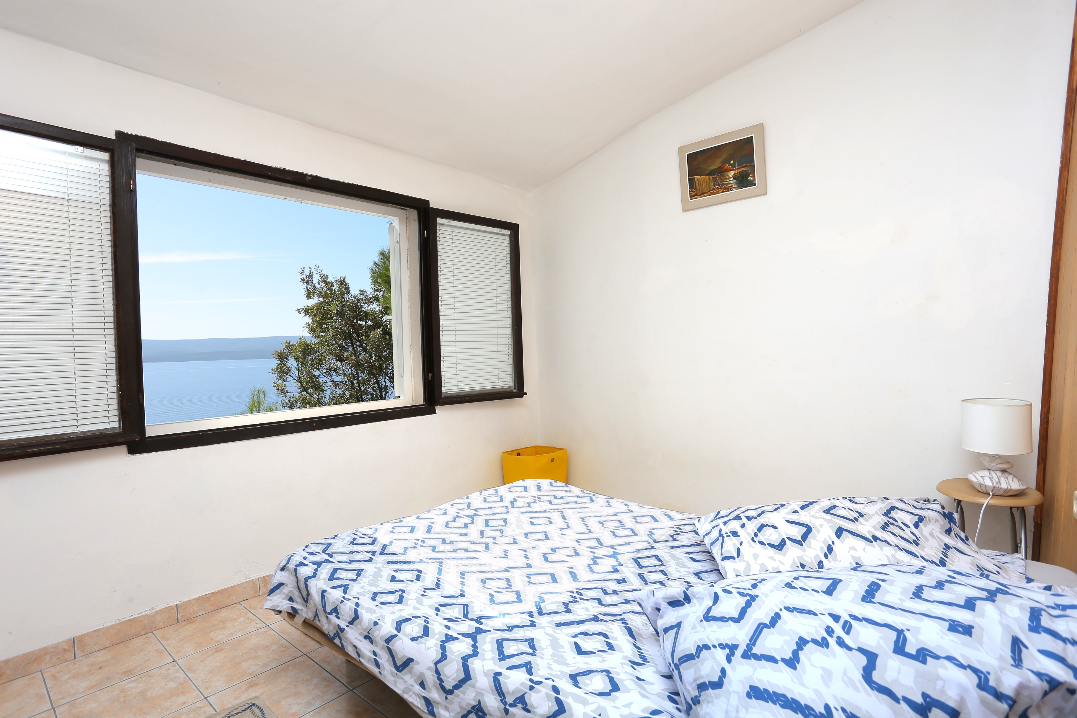 One bedroom house with terrace and sea view Marušići, Omiš  K