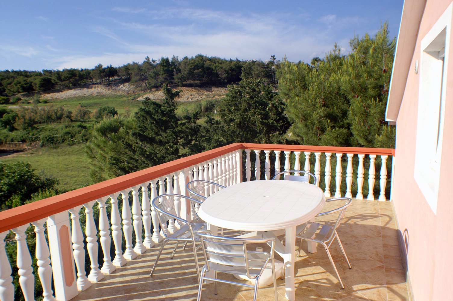 One bedroom apartment with terrace and sea view Vlašići, Pag  A-a