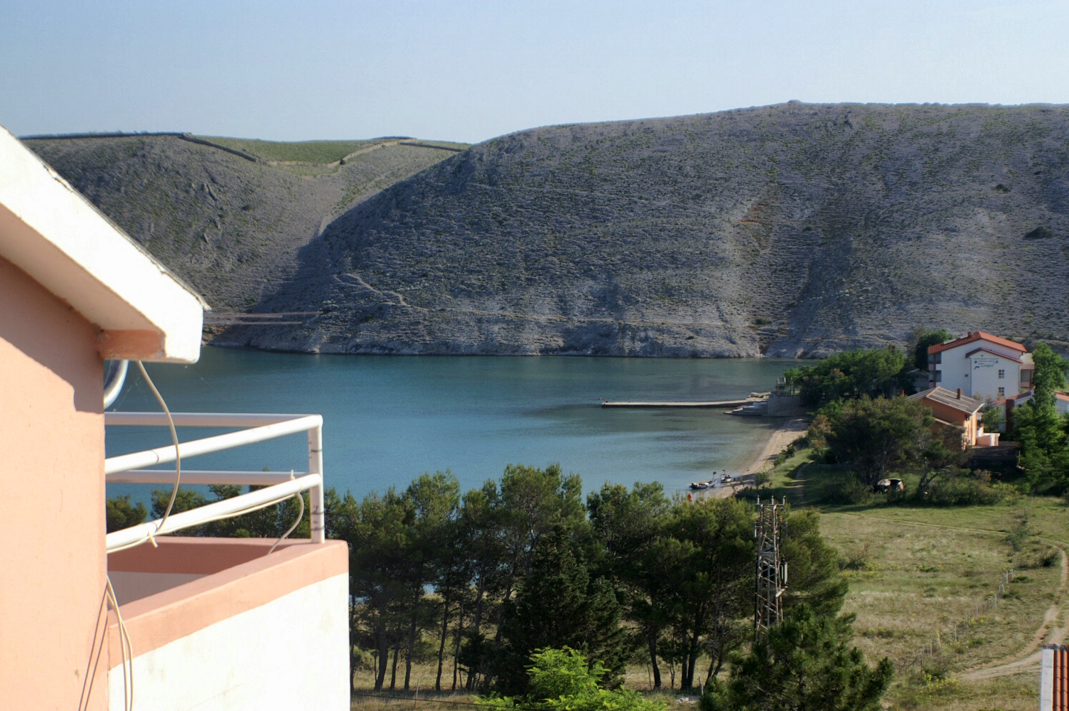 One bedroom apartment with terrace and sea view Vlašići, Pag  A-a