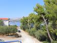 Arbanija, Balcony - view in the apartment, (pet friendly) and WiFi.