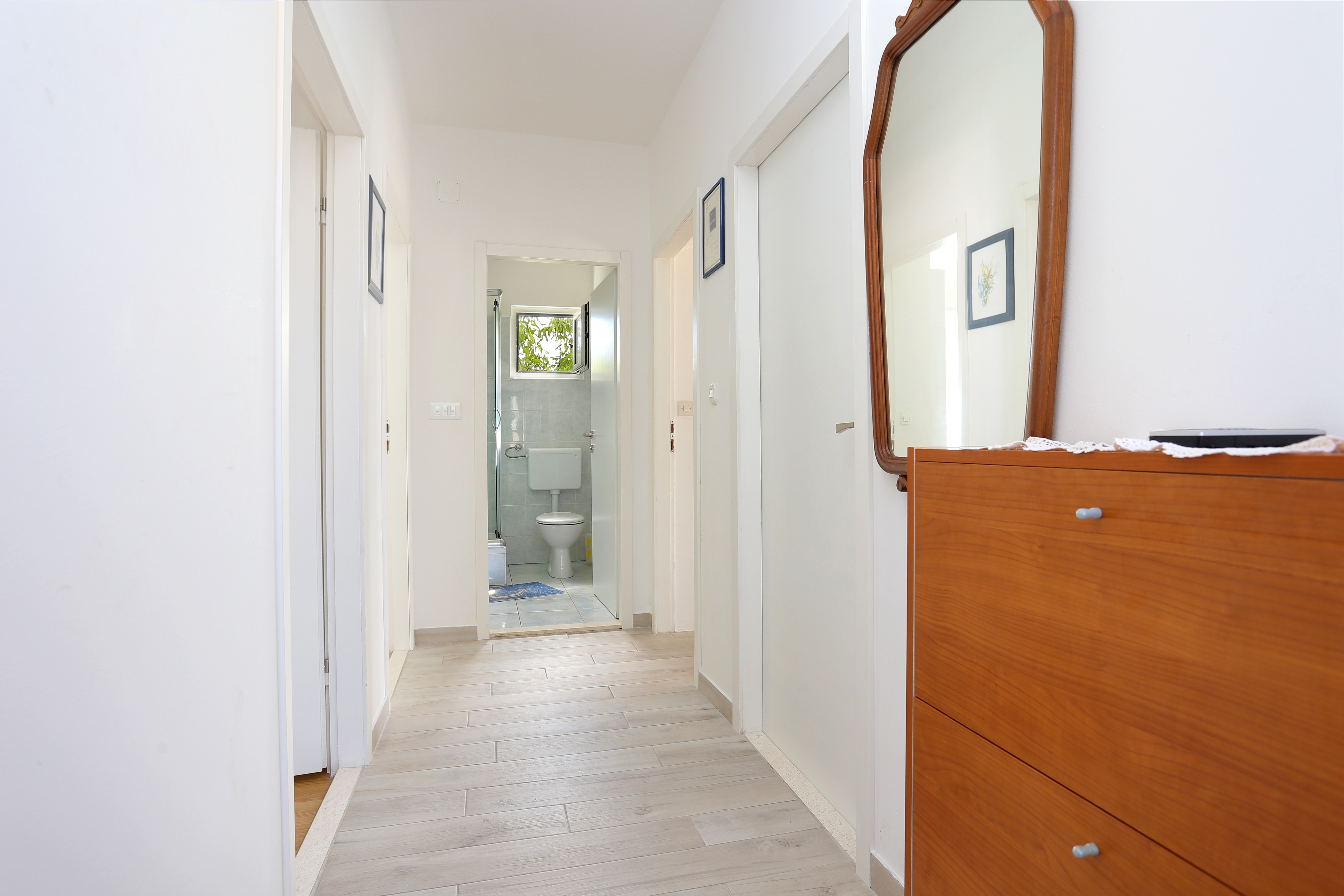 Three bedroom apartment with terrace and sea view Ražanj, Rogoznica  A-a