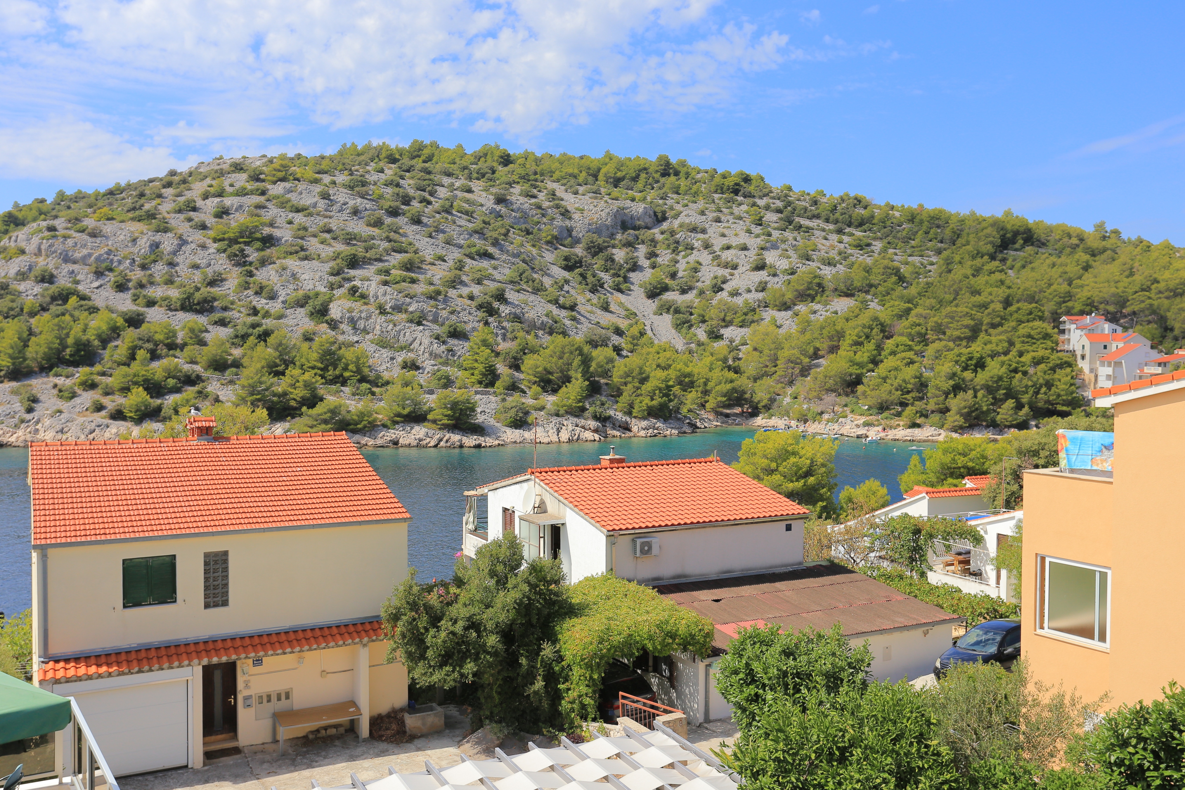 Three bedroom apartment with terrace and sea view Ražanj, Rogoznica  A-a
