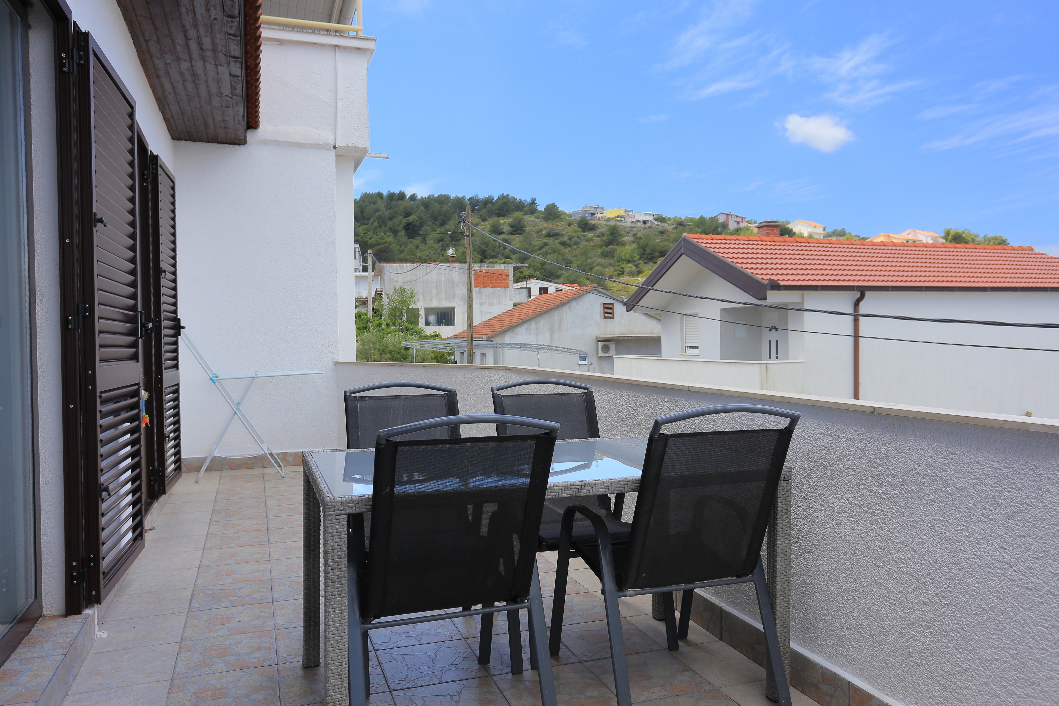 Two bedroom apartment with terrace and sea view Mastrinka, Čiovo  A-a