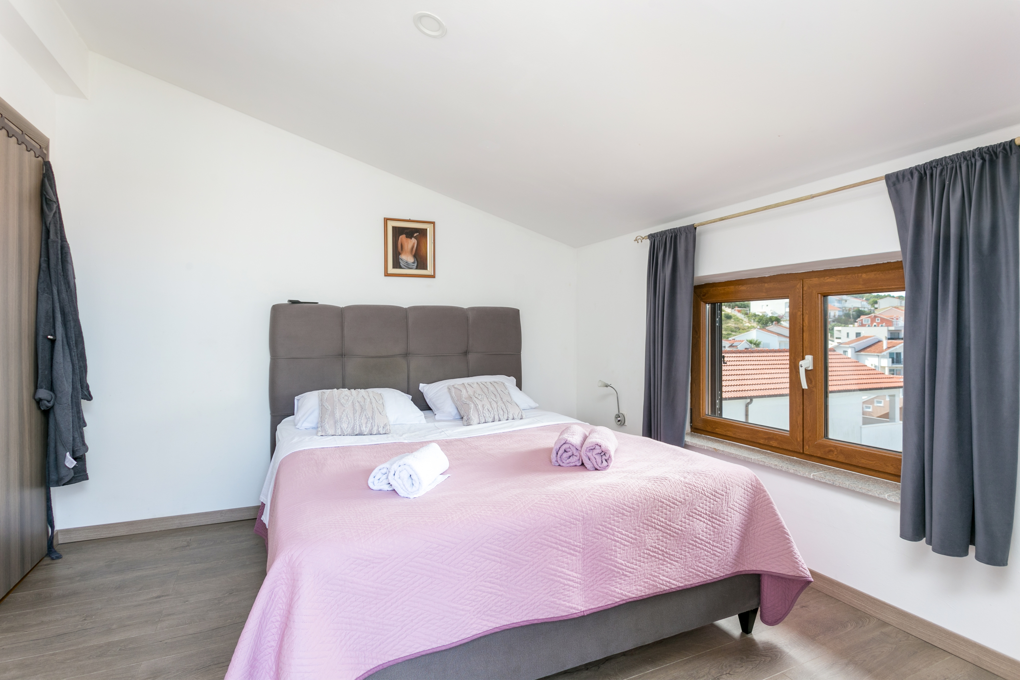 Two bedroom apartment with terrace and sea view Mastrinka, Čiovo  A-b