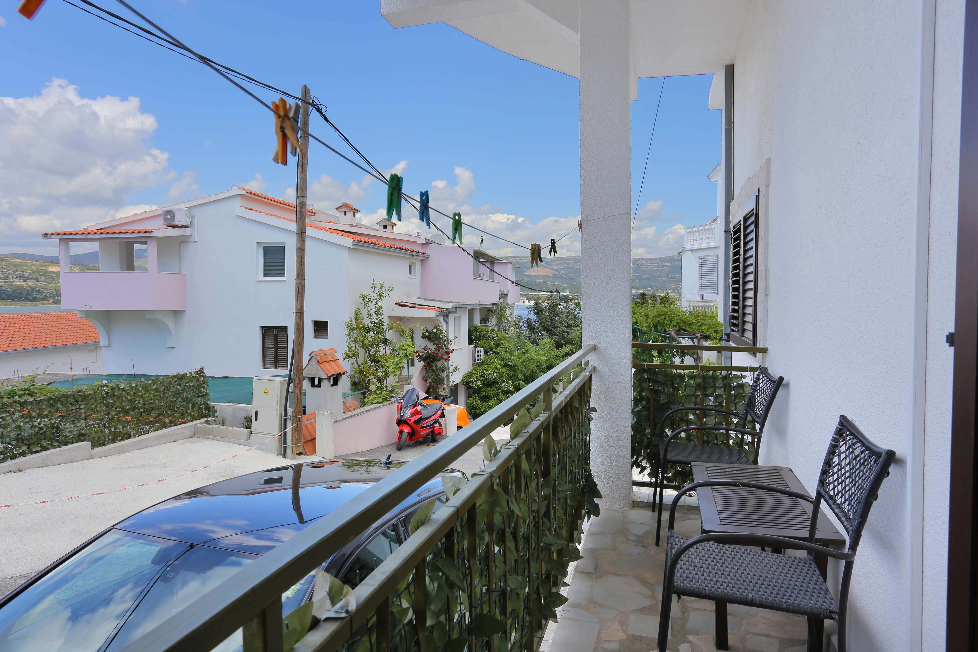Two bedroom apartment with terrace and sea view Mastrinka, Čiovo  A-c