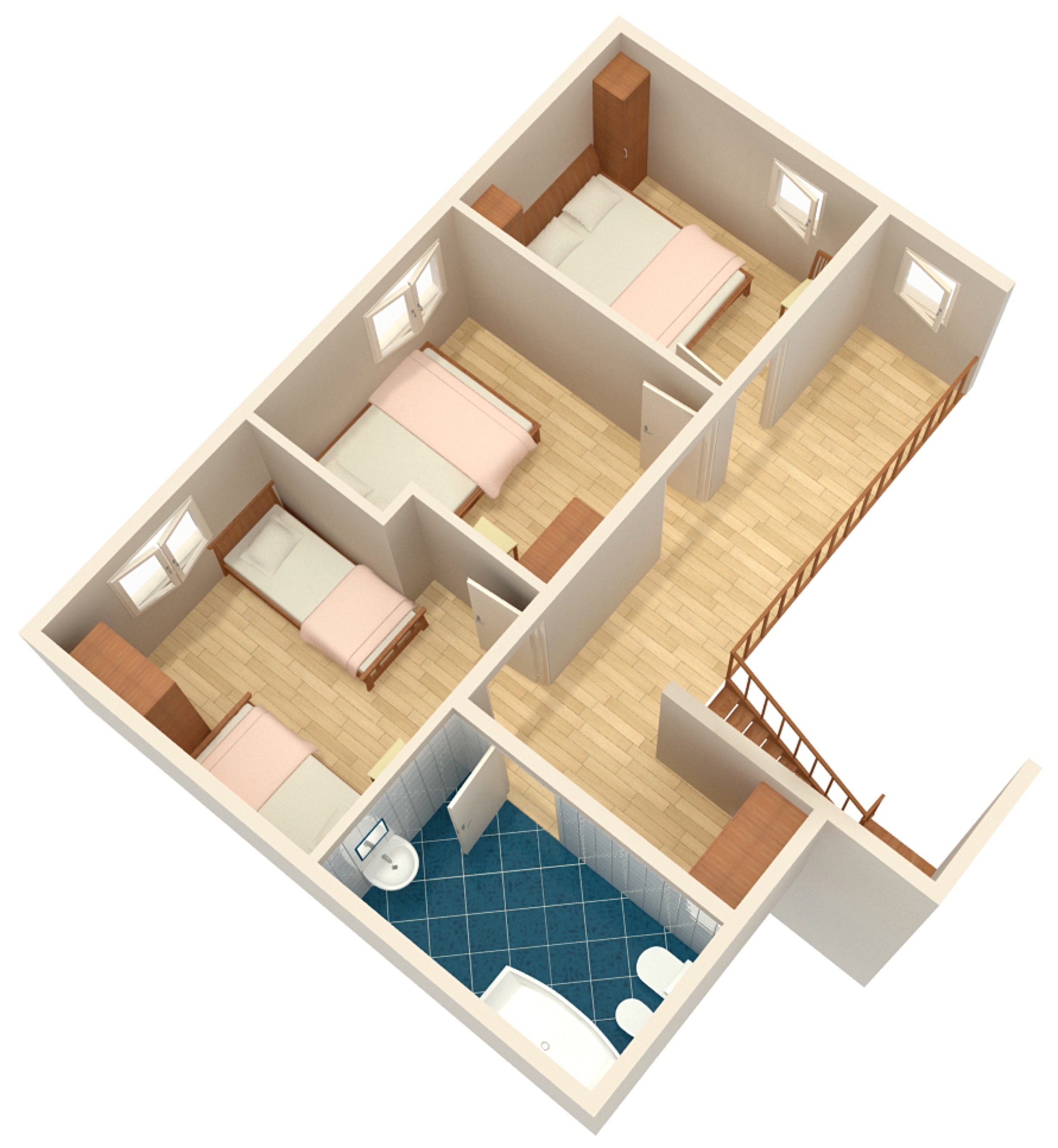 Three bedroom house with terrace and sea view Seget Vranjica, Trogir  K