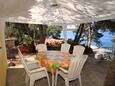 Lavdara, Terras in the apartment, with a sea view, (pet friendly) en WiFi.