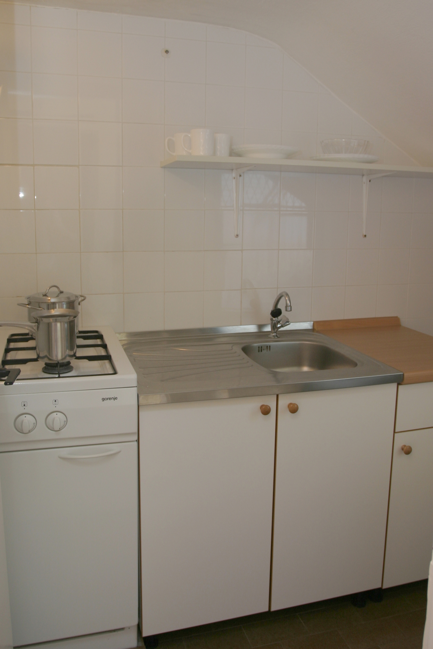 Studio flat with balcony and sea view Podgora, Makarska (AS-4332-a)