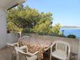 Lavdara, Terras in the apartment, with a sea view, (pet friendly) en WiFi.