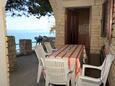 Lavdara, Terras in the apartment, with a sea view, (pet friendly) en WiFi.