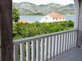 Kneža, Terrace in the apartment, with a sea view and WiFi.