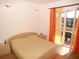 Lumbarda, Bedroom in the apartment.