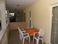 Lumbarda, Terrace in the apartment.