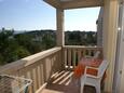 Lumbarda, Terrace in the room, with a sea view.
