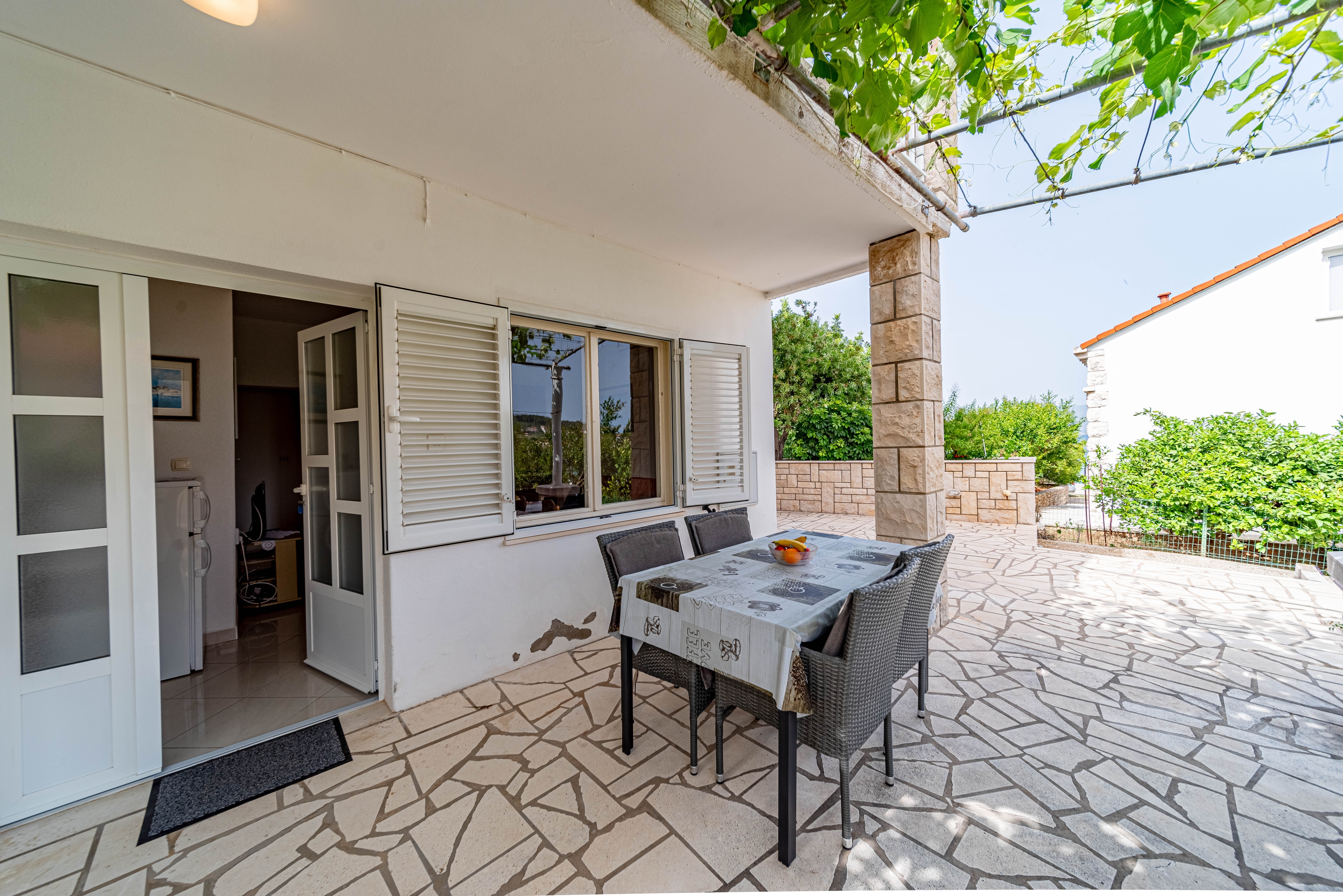 One bedroom apartment near beach Lumbarda, Korčula  A-a
