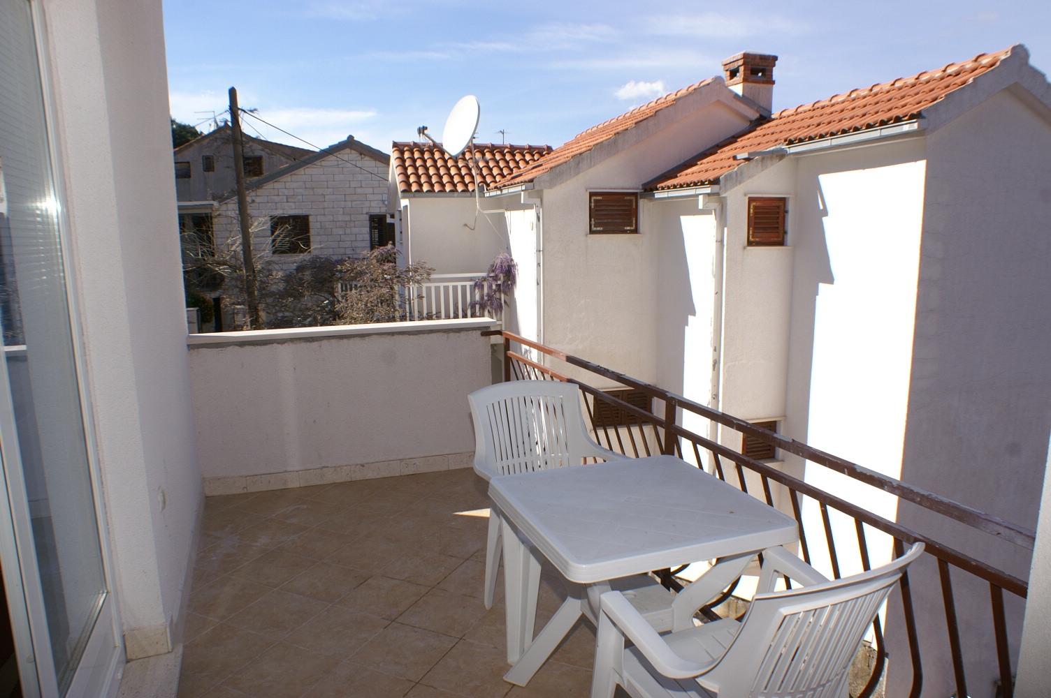 One bedroom apartment with terrace and sea view Korčula  A-a