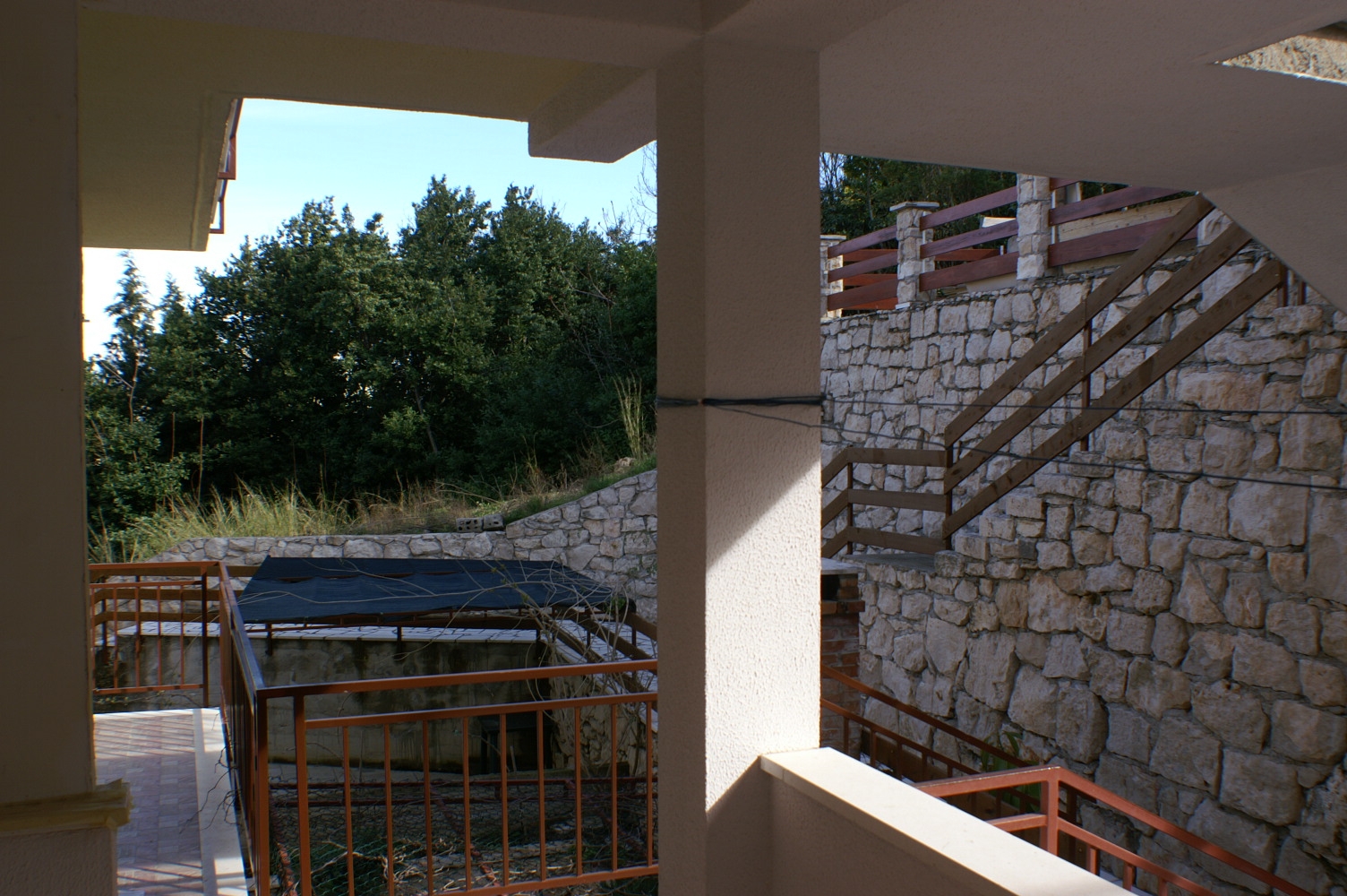 One bedroom apartment with terrace and sea view Korčula  A-b