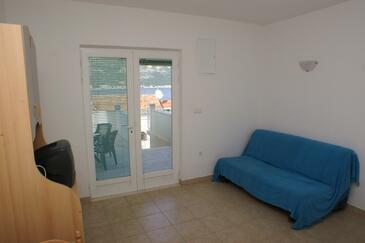 Salon Korčula, Salon dans l’hébergement en type apartment, animaux acceptés et WiFi.