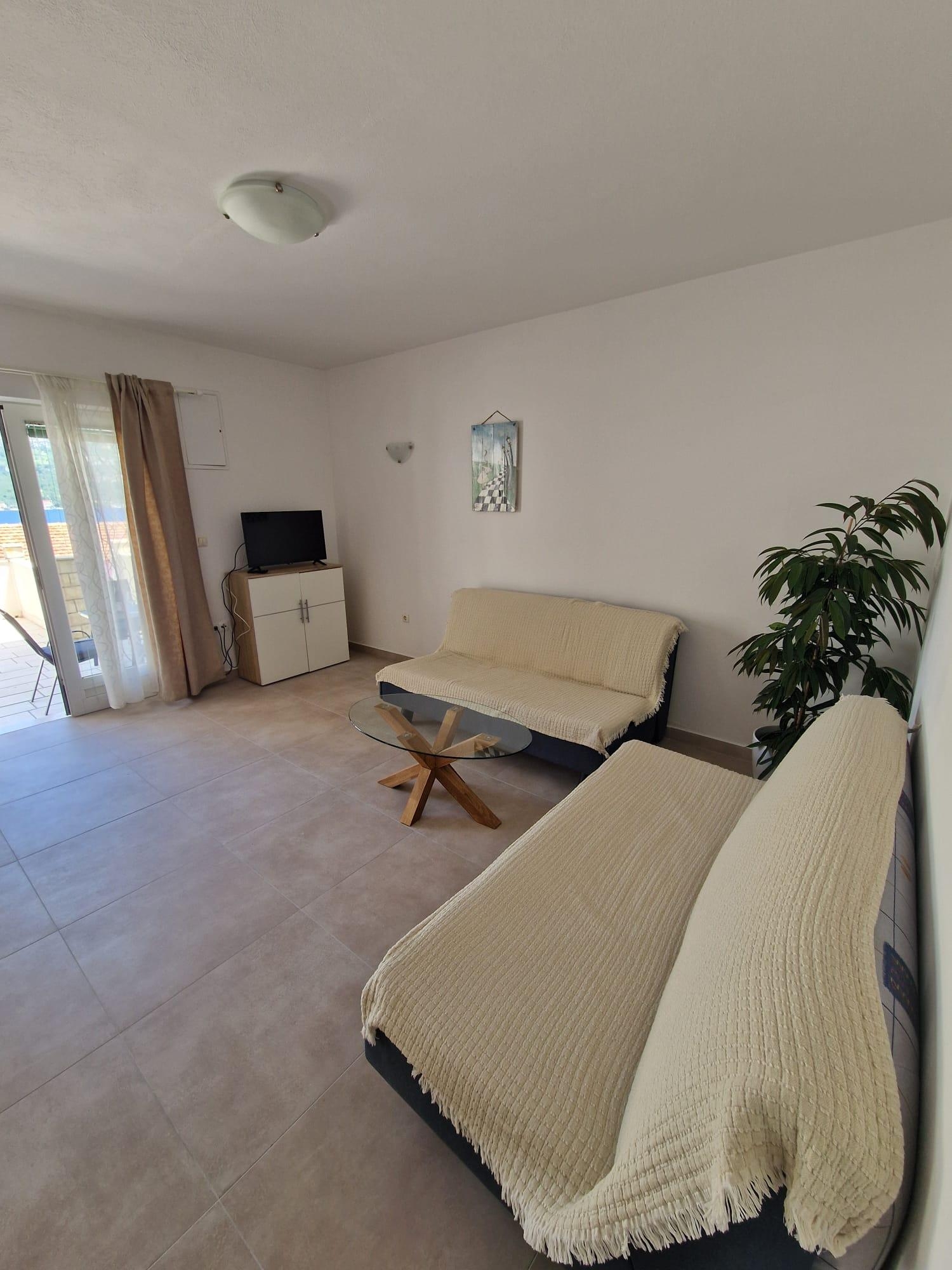 Two bedroom apartment with terrace and sea view Korčula (A-4349-e) Two bedroom apartment with terrace and sea view Korčula (A-4349-e)