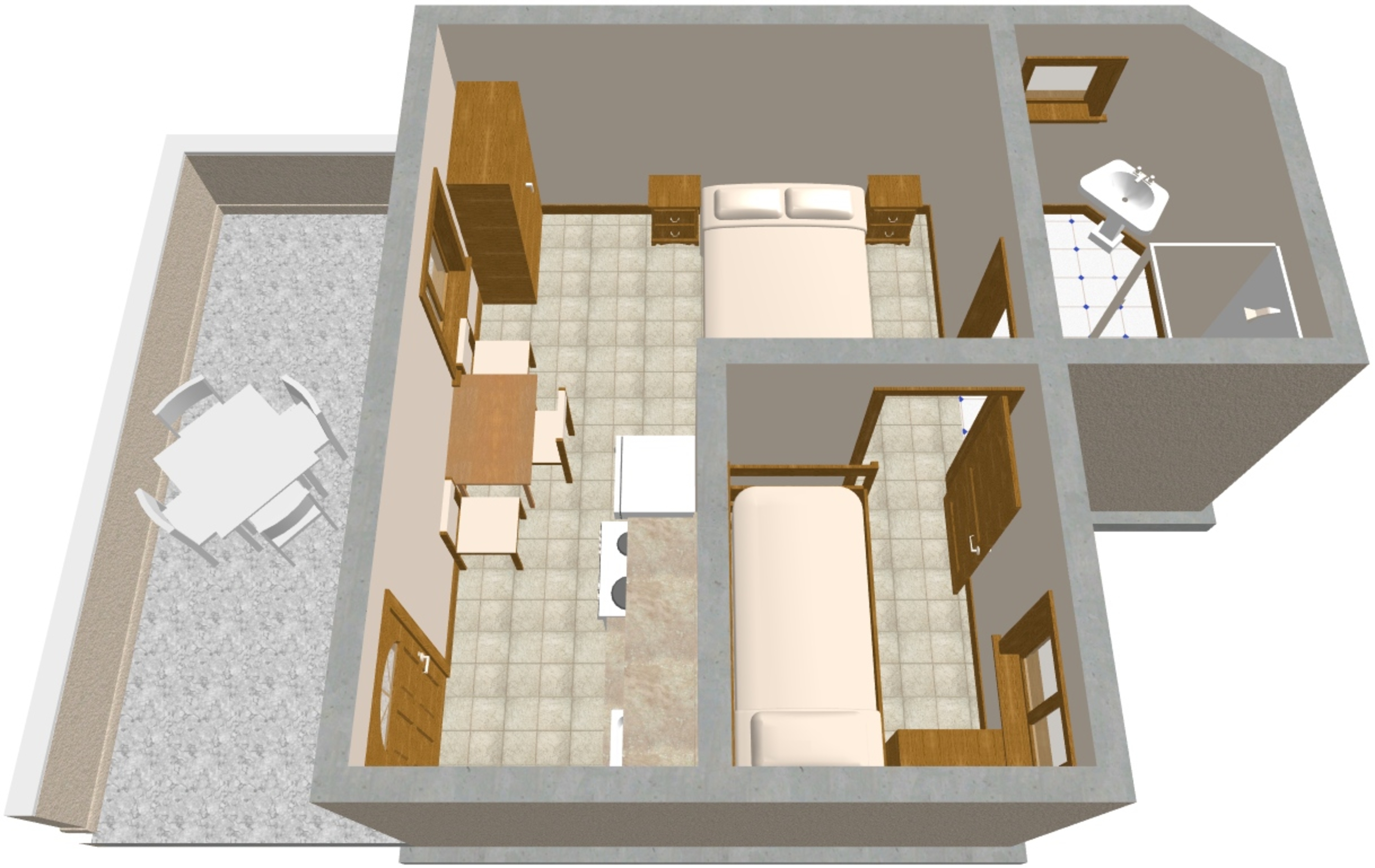 Studio flat near beach Lavdara, Dugi otok  AS-a
