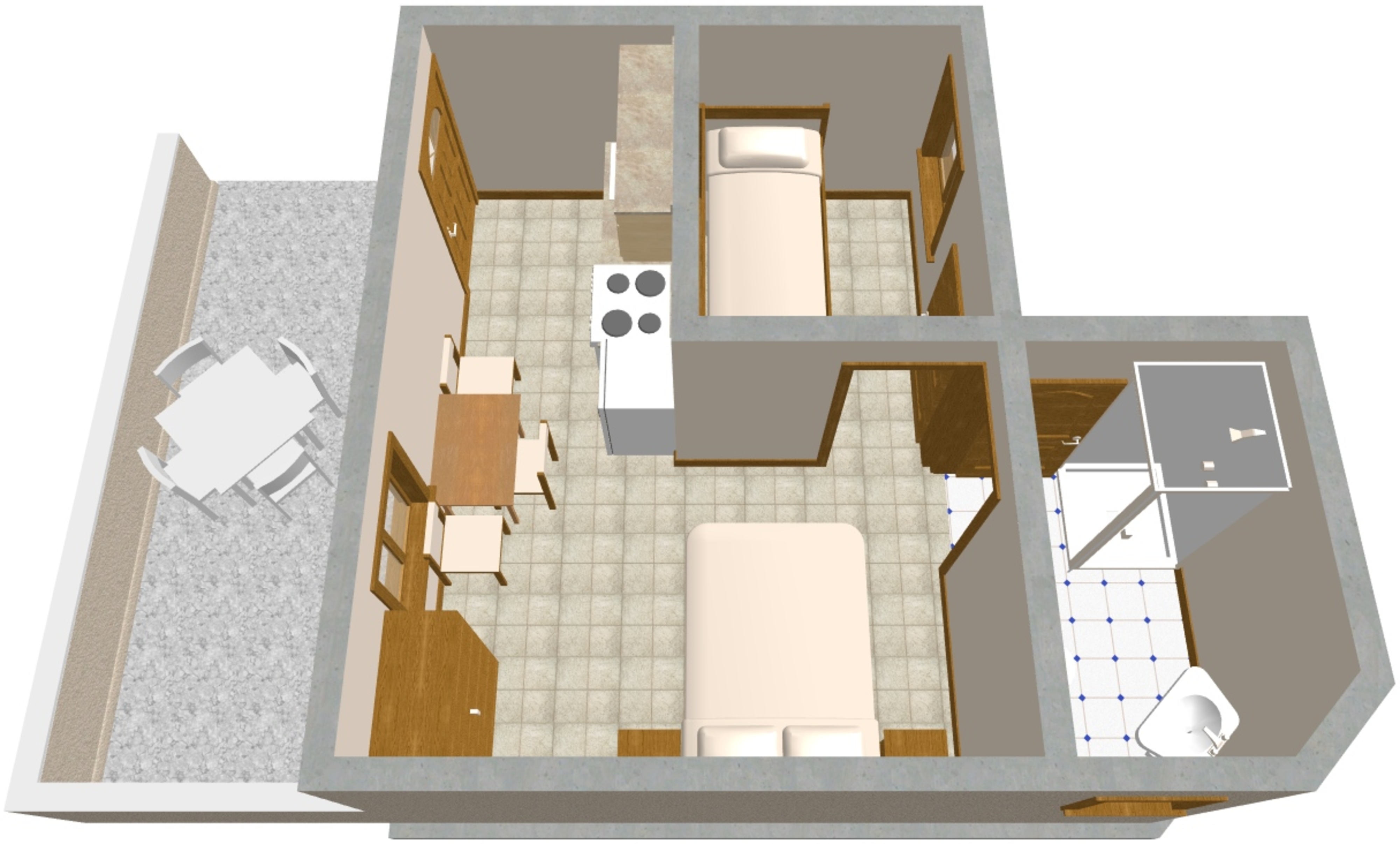 Studio flat near beach Lavdara, Dugi otok  AS-b