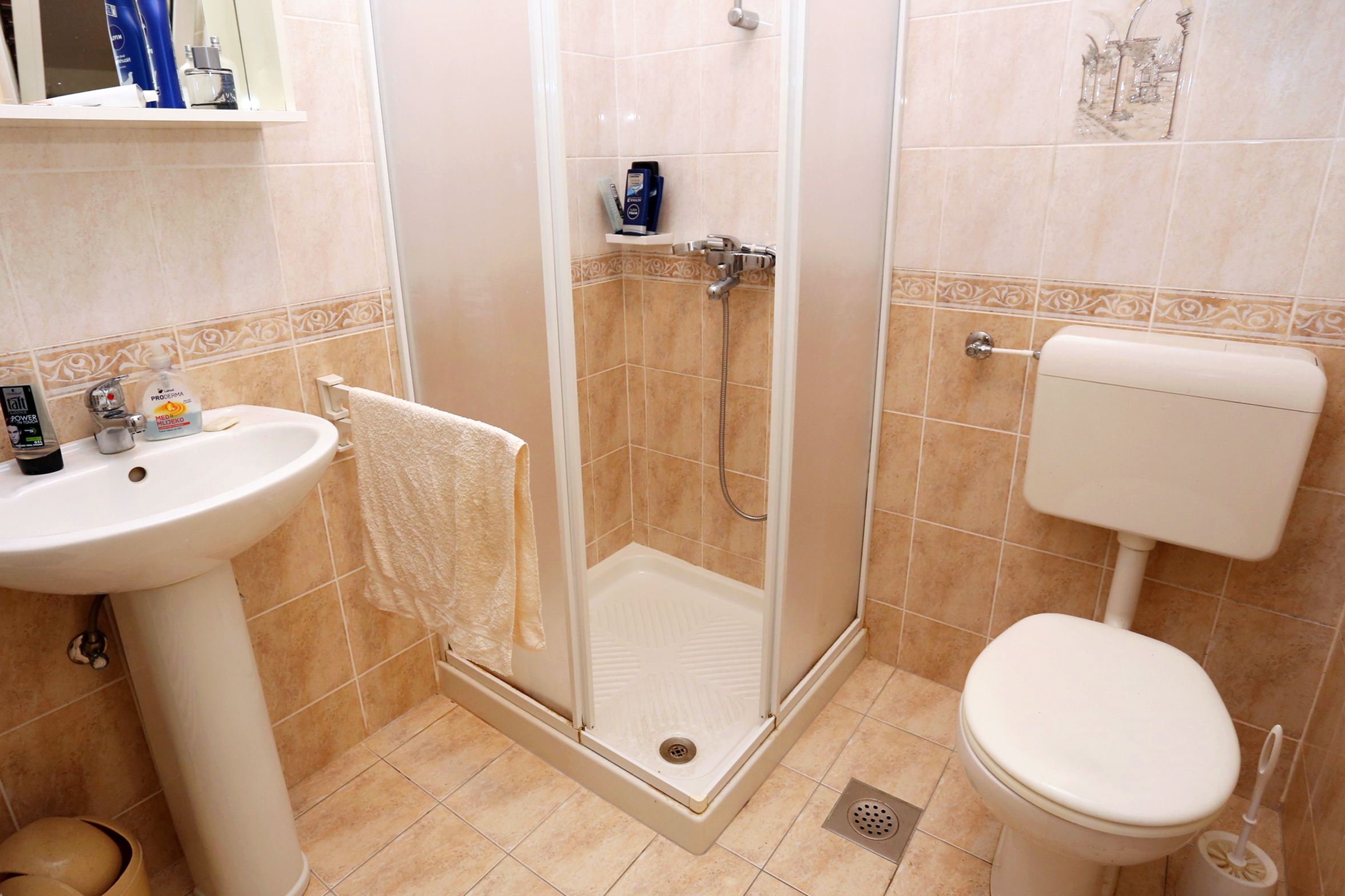 Dvosobni apartman s terasom i pogledom na more Lumbarda, Korčula  A-a