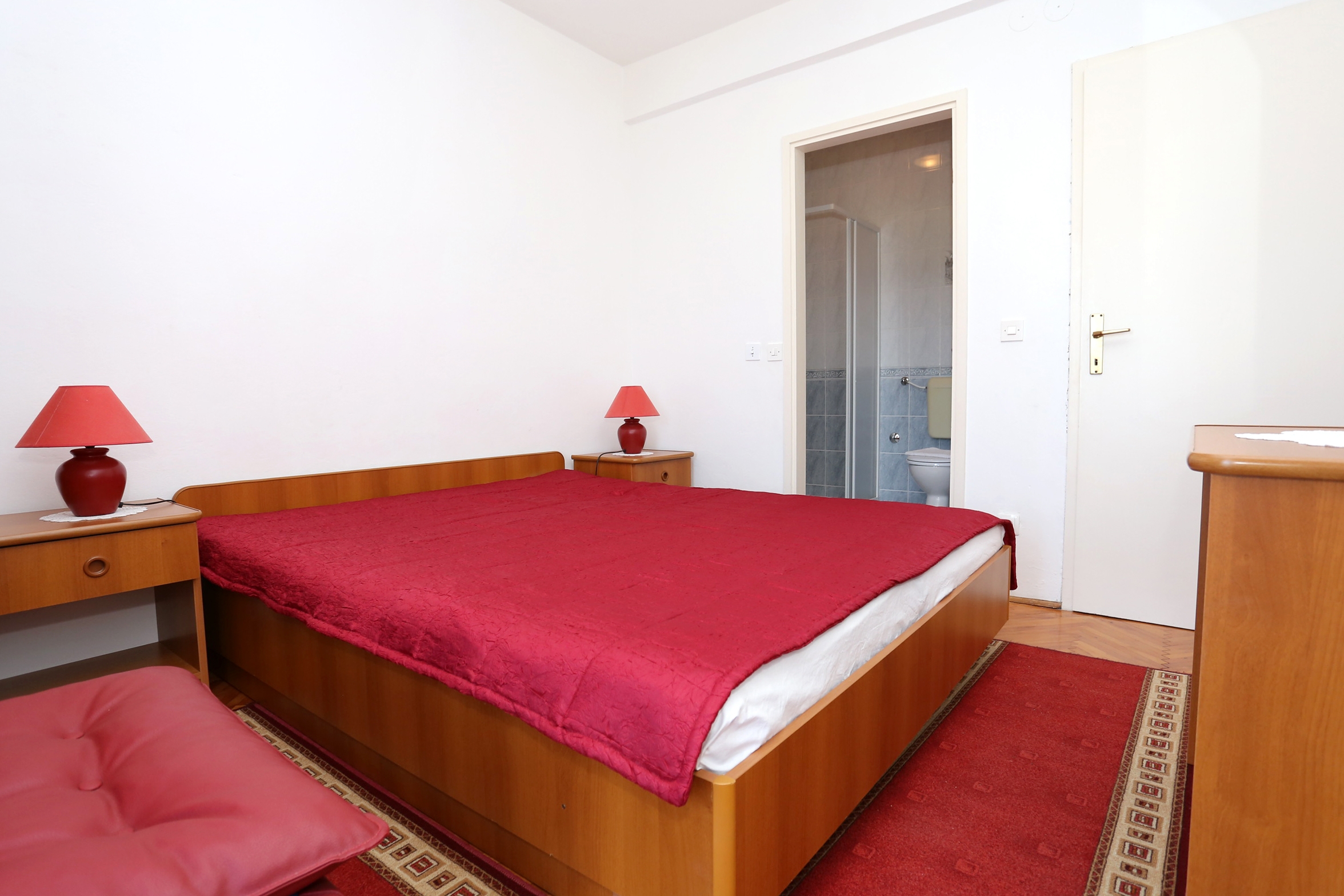 Dvosobni apartman s terasom i pogledom na more Lumbarda, Korčula  A-a