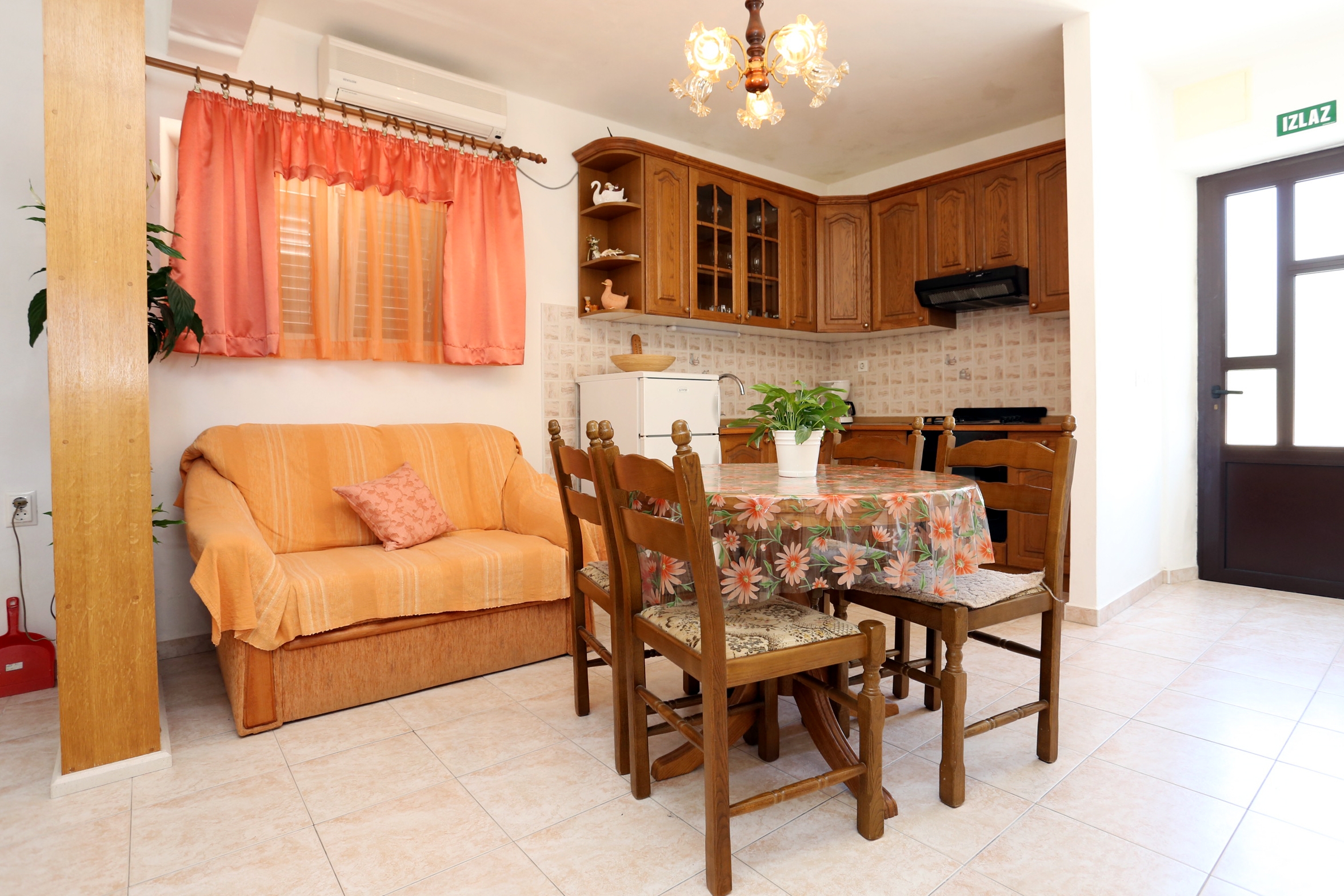 Dvosobni apartman s terasom i pogledom na more Lumbarda, Korčula  A-a