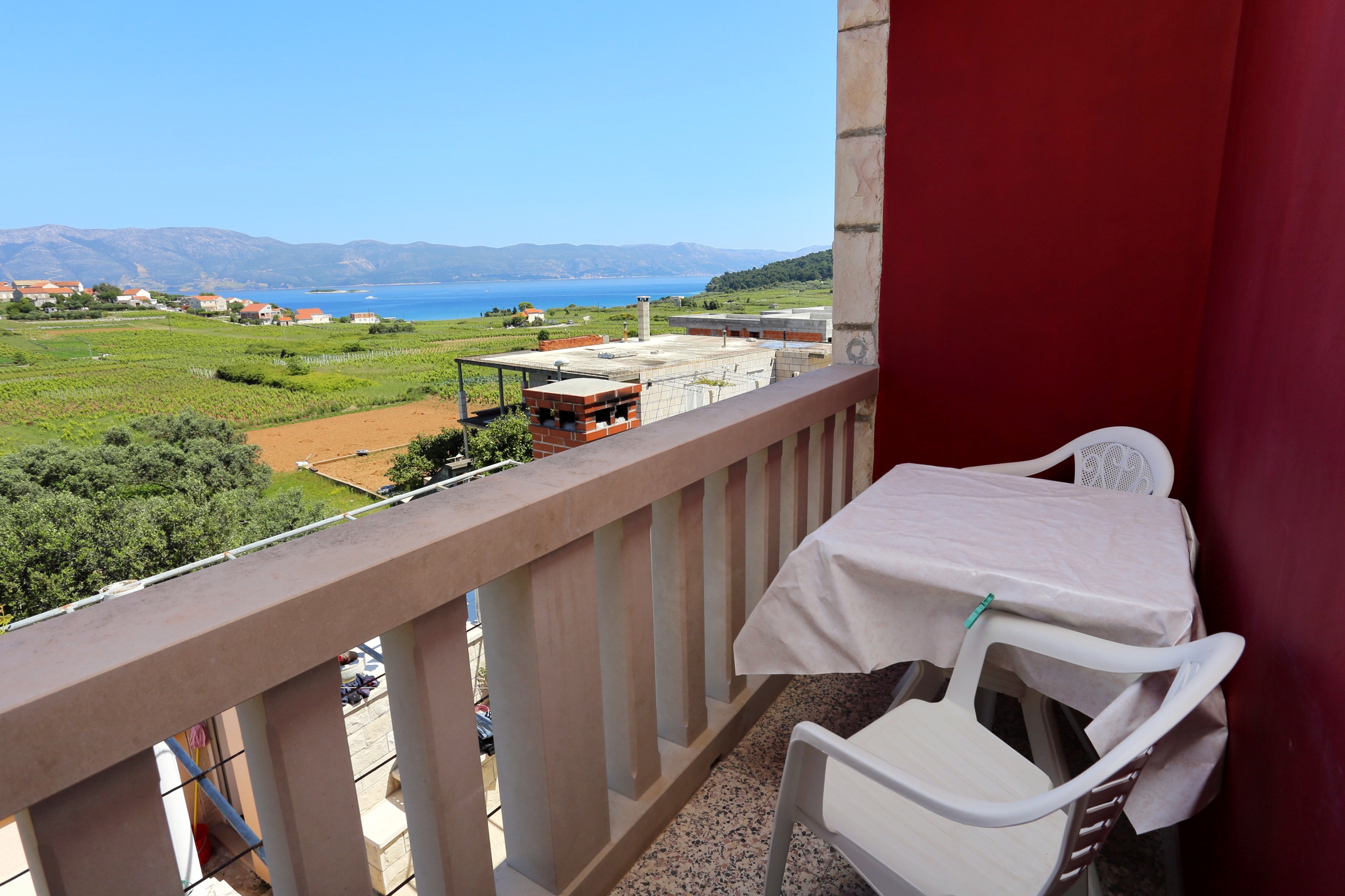 Two bedroom apartment with terrace and sea view Lumbarda, Korčula (A-4352-c) Two bedroom apartment with terrace and sea view Lumbarda, Korčula (A-4352-c)