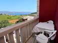 Lumbarda, Balcony in the apartment, with a sea view, (pet friendly) and WiFi.