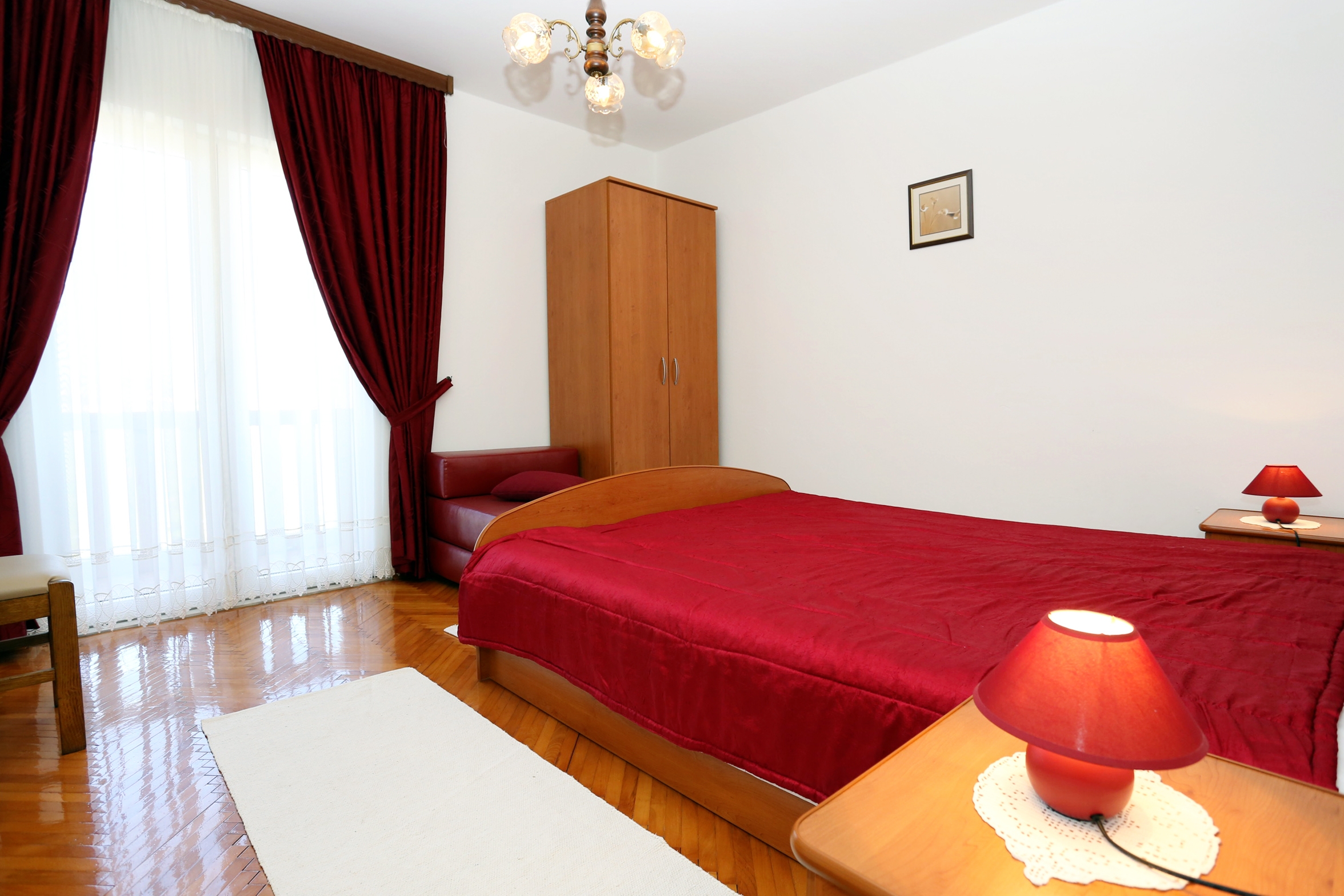 Dvosobni apartman s terasom i pogledom na more Lumbarda, Korčula  A-c