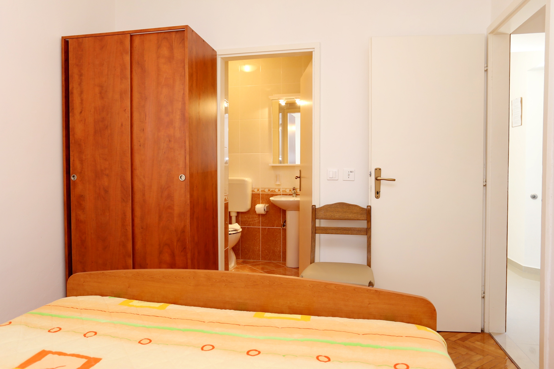 Dvosobni apartman s terasom i pogledom na more Lumbarda, Korčula  A-c