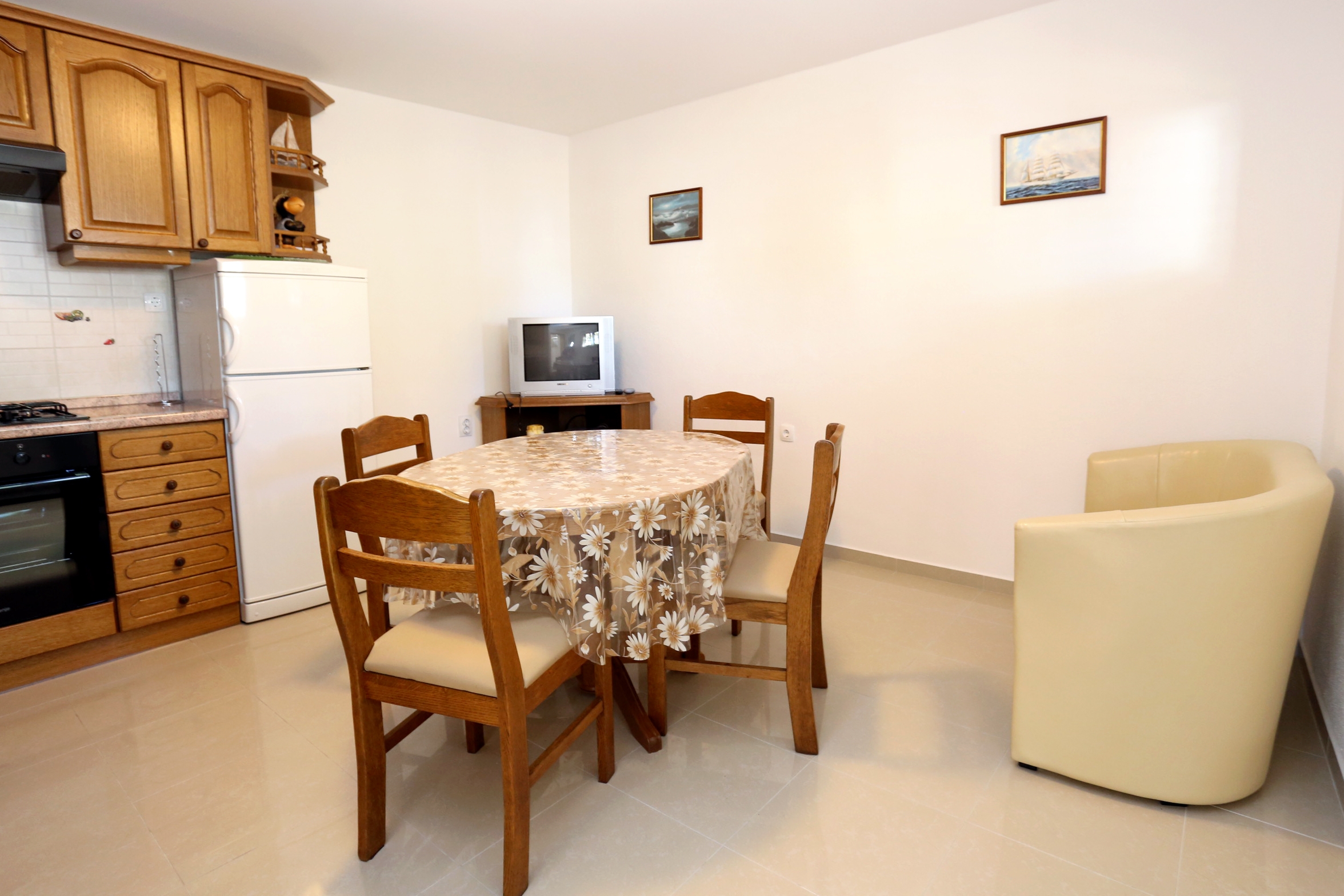 Dvosobni apartman s terasom i pogledom na more Lumbarda, Korčula  A-c