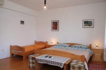 Spalnica Korčula, Spalnica v nastanitvi vrste room, dostopna klima, Hišni ljubljenčki dovoljeni in WiFi.