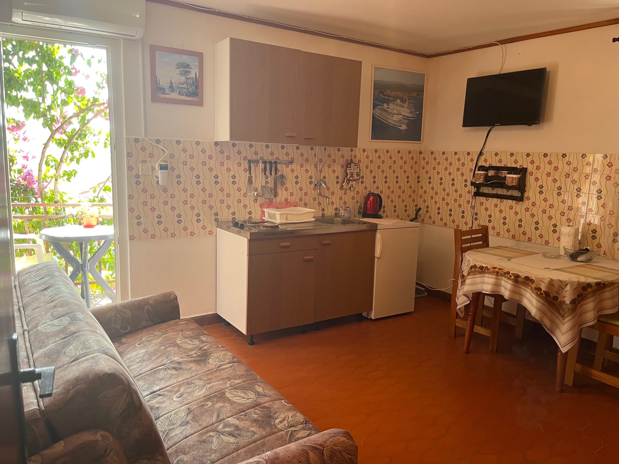 One bedroom apartment with balcony Račišće, Korčula (A-4359-a)